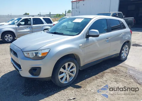 2014 Mitsubishi Outlander Sport Es z USA, uszkodzony, nr VIN 4A4AR3AUXEE022619